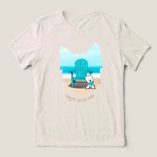 Camiseta Triblenda Mamá de Westie en la playa