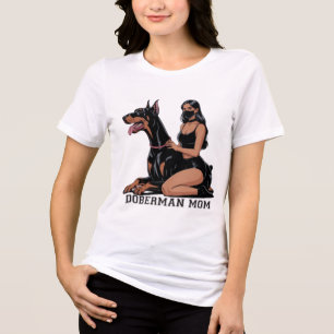 Camiseta Triblenda MAMÁ Doberman