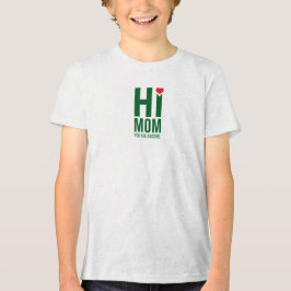 Camiseta Triblenda "Mamá, eres asombroso" Tee De Texto