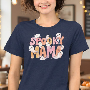 Camiseta Triblenda Mamá Espeluznante Fantasma Lindo Halloween