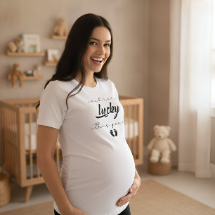 Camiseta Triblenda Mamá Extra Afortunada Este Año Mama Afortunada y