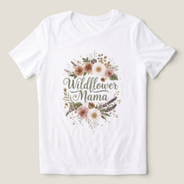 Camiseta Triblenda Mama Flor Silvestre Regalo del Día de la Madre Flo