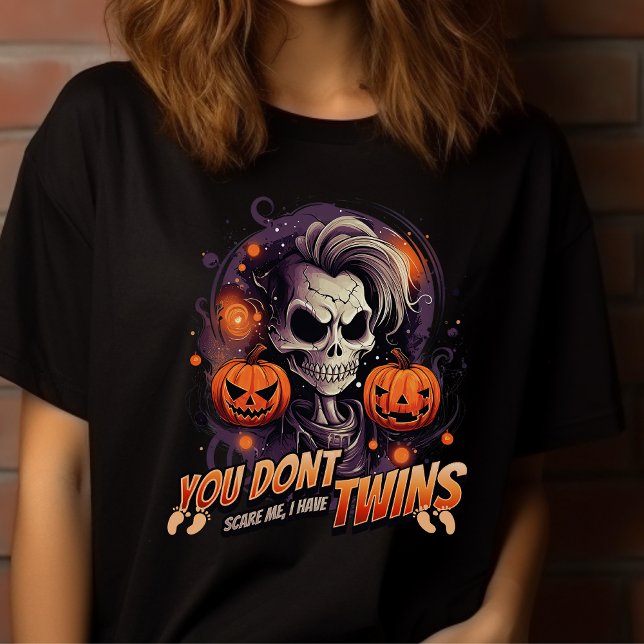 Camiseta Triblenda Mamá gemela Halloween, no me asustas regalo de mad (Subido por el creador)
