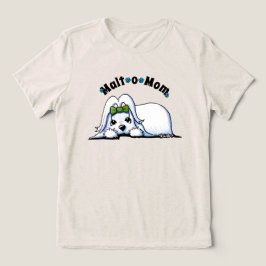Camiseta Triblenda Mamá maltesa de KiniArt