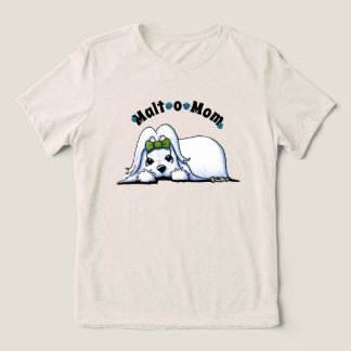 Camiseta Triblenda Mamá maltesa de KiniArt