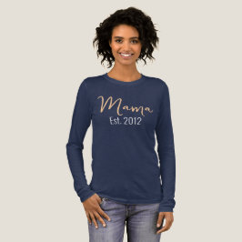 Camiseta Triblenda MAMA minimalista Año Este Madre Keepsake