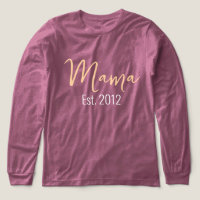 MAMA minimalista Año Este Madre Keepsake
