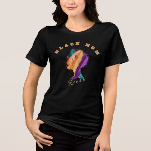 Camiseta Triblenda Mamá negra roza el día de la madre