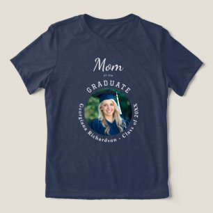 Camiseta Triblenda Mamá orgullosa del graduado Foto personalizada de