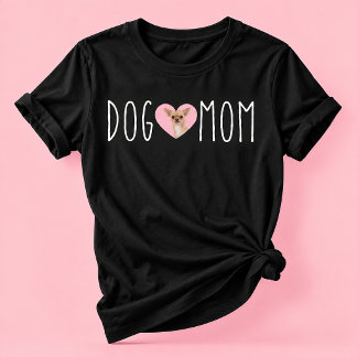 Camiseta Triblenda Mamá Perro Amante Perros Foto Texto Manuscrito
