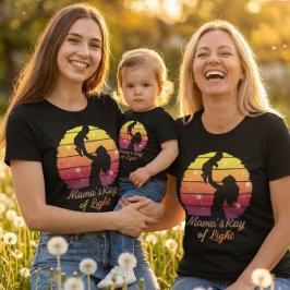 Camiseta Triblenda Mama's Ray of Light Sunset Silhouette