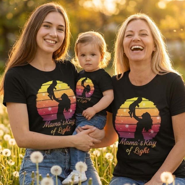 Camiseta Triblenda Mama's Ray of Light Sunset Silhouette (Subido por el creador)
