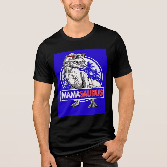Camiseta Triblenda Mamasaurus  (Anverso)