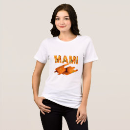 Camiseta Triblenda MAMI Orange Typography Art