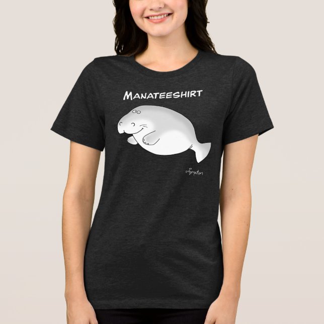 Camiseta Triblenda MANATEESHIRT por Sandra Boynton T-Shirt (Anverso)
