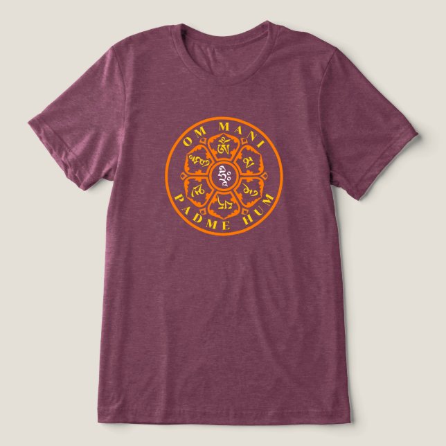 Camiseta Triblenda Mandala Mantra (Diseño delantero )