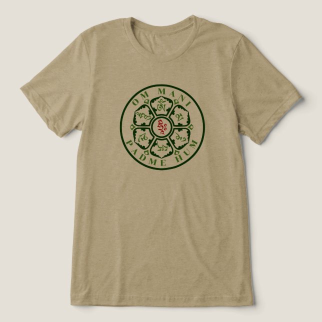 Camiseta Triblenda Mandala Mantra (Diseño delantero )