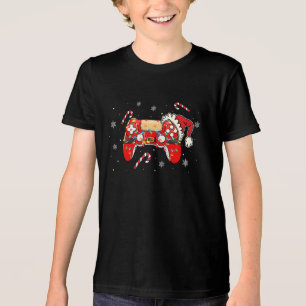 Camiseta Triblenda Mando de videojuegos de Navidad Diseño de juegos f
