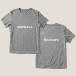 Camiseta Triblenda Manga corta gris de las mujeres