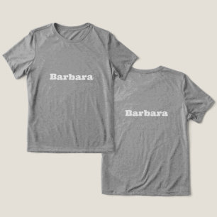 Camiseta Triblenda Manga corta gris de las mujeres