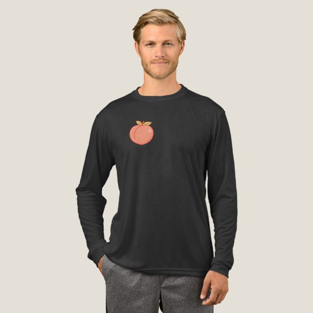 Camiseta Triblenda Manga larga de mezcla triple (Anverso Completo)