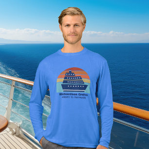 Camiseta Triblenda Manga larga de viaje de la familia Sunset del cruc
