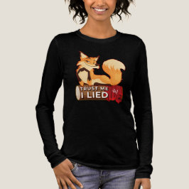 Camiseta Triblenda Manga larga Tri-mezcla: Confía en mí (negro)