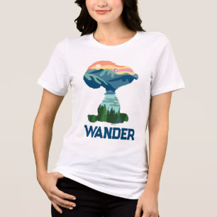 Camiseta Triblenda Maní   Gran retrato al aire libre