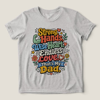 Camiseta Triblenda Manos Fuertes, Corazón Sabio, Amor InfinitoPersona