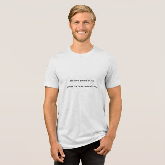 Camiseta Triblenda Manos. La paz interior en ti y yo