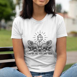 Camiseta Triblenda Manos místicas de Gemstone y Pirámide