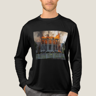 Camiseta Triblenda Mansión Antebellum   Incendio en Nottoway Resort