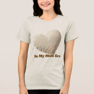 Camiseta Triblenda Manta acogedora de corazón minimalista para mamá