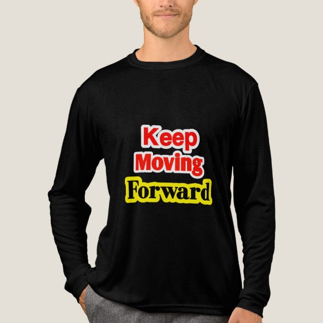Camiseta Triblenda Mantener el avance motivacional (Anverso)