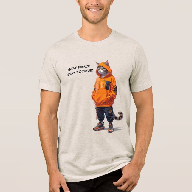 Camiseta Triblenda Manténganse Fierce, Permanezcan Centrados - Person (Anverso)