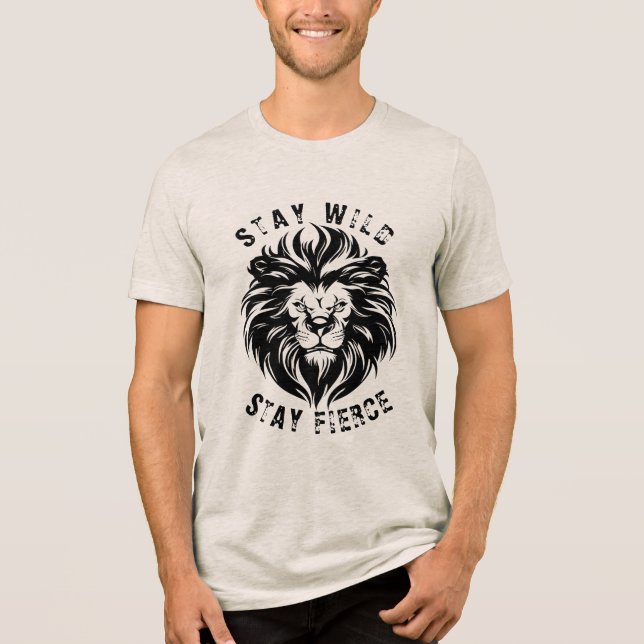 Camiseta Triblenda Manténgase alerta y ferviente (Anverso)