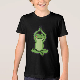 Camiseta Triblenda Manténgase tranquilo, manténgase helado - Rana de