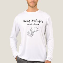 Camiseta Triblenda Mantenlo simple - leer un libro