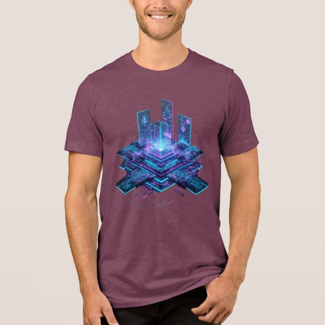 Camiseta Triblenda Mapa de circuitos (Anverso)