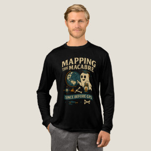 Camiseta Triblenda Mapeando lo macabro antes de Halloween, profesor d