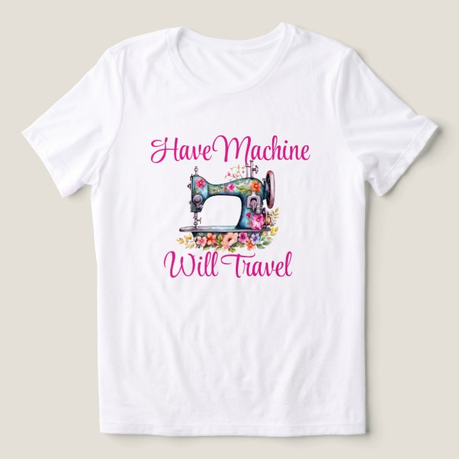 Camiseta Triblenda Máquina de coser (Diseño delantero )