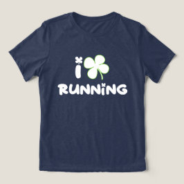 Camiseta Triblenda Maratón de Shamrock de diseño de carreras de St. P