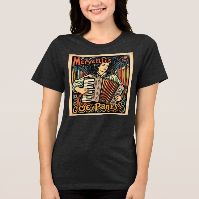 CAMISETA TRIBLENDA MARAVILLAS DE PARÍS (Anverso)