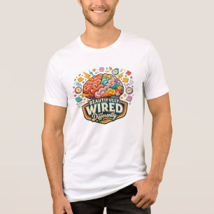 Camiseta Triblenda Maravillosamente cableado de manera diferente Neur