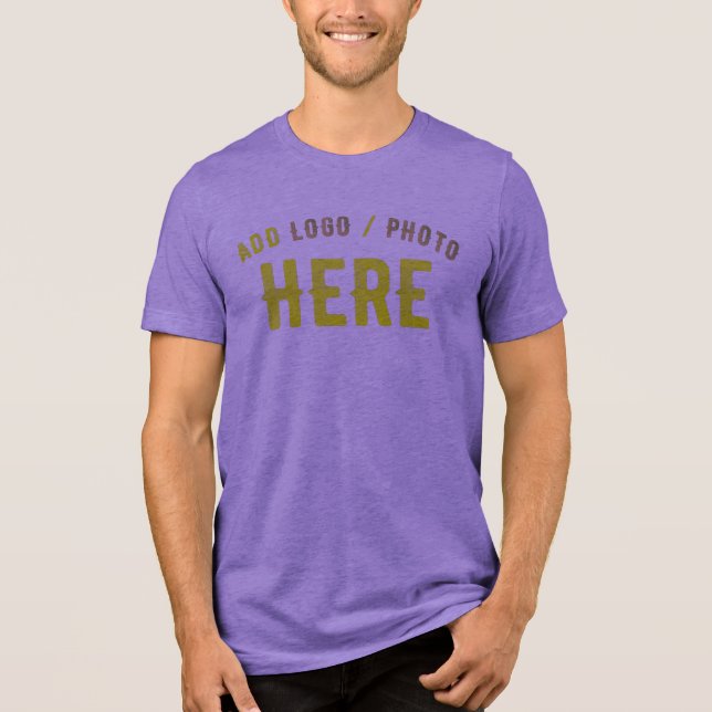 CAMISETA TRIBLENDA MARCA DE PERSONALIZABLE MODERNA ELEGANTE VERIFICAD (Anverso)