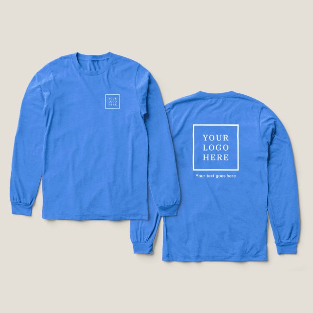 Camiseta Triblenda Marca y negrita - Tu empresa Tee! (Diseño frontal y trasero)