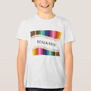 Camiseta Triblenda Marcadores de colores múltiples personalizados