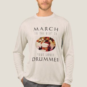 Camiseta Triblenda "Marcha a tu percusionista interno" Inspiración de