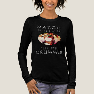 Camiseta Triblenda "Marcha a tu percusionista interno" Inspiración ro
