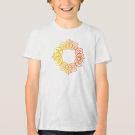 Camiseta Triblenda Marco Ornamental Antiguo Borde Decorativo Elegante